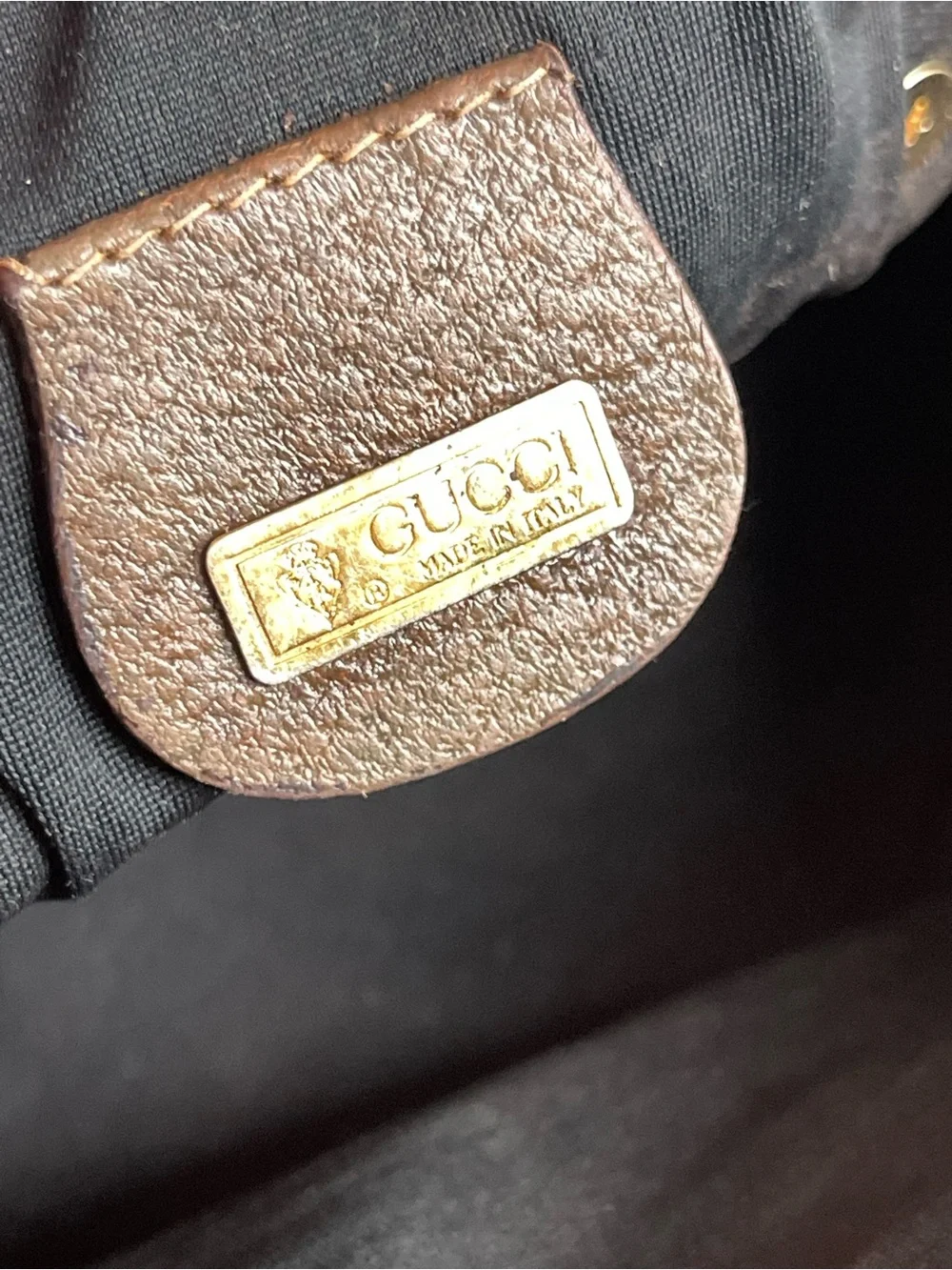 Authentic Gucci vintage GG canvas mini accesory pouch bag 014.89.0032